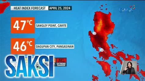 cavite heat index today|Cavite City records day's highest heat index at 47°C.